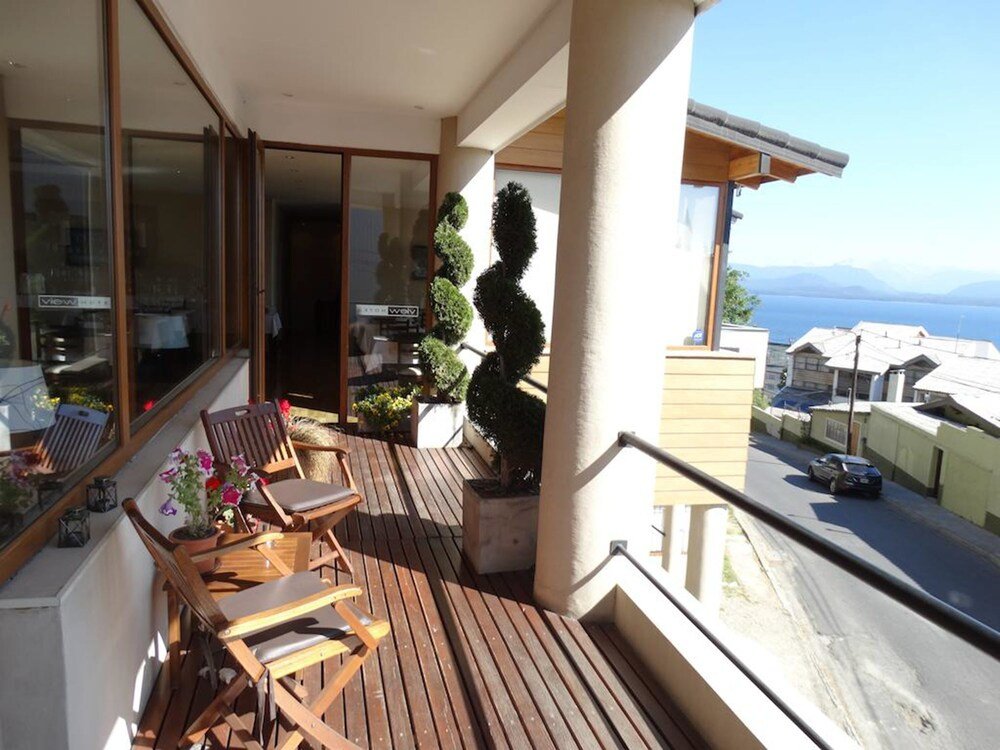 Varanda de um quarto do View Hotel BRC em Bariloche